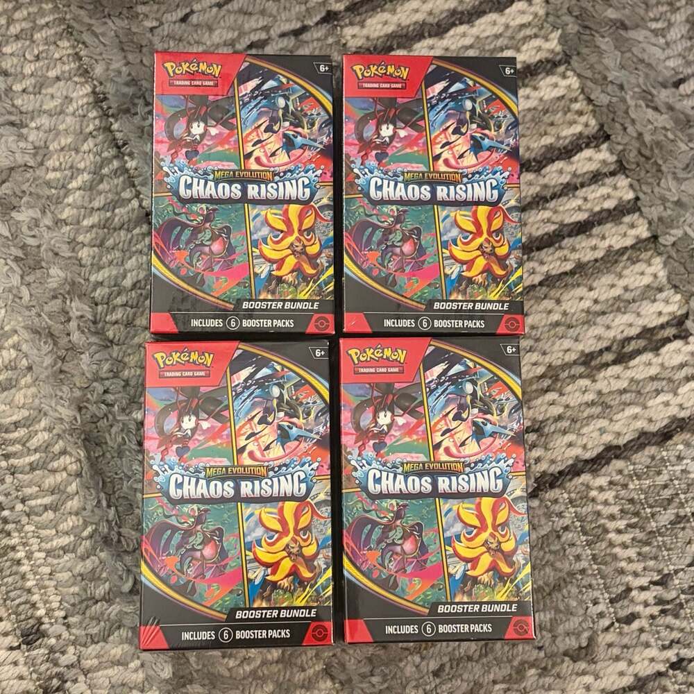 Pokemon Mega Evolution Chaos Rising Booster Bundle Box - Sealed, In Hand